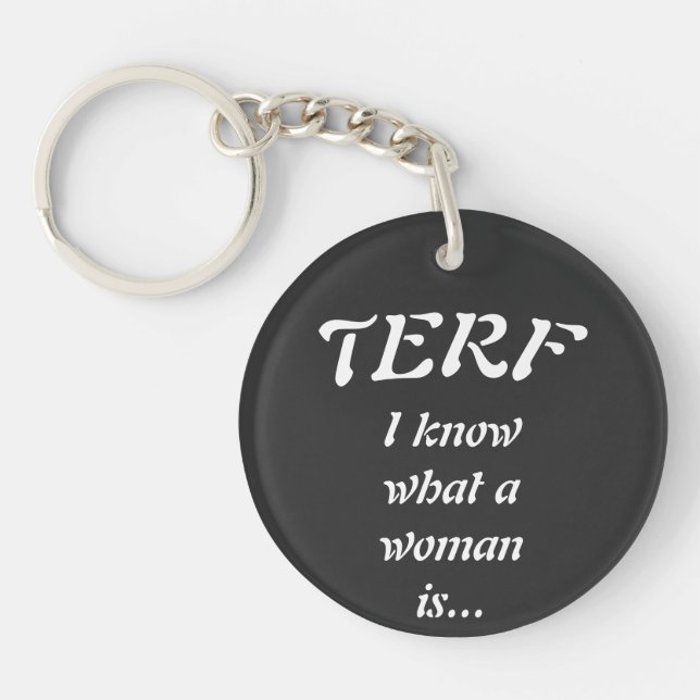 TERF - Woman Keychain (Front)