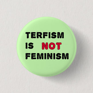 TERFism is not feminism Button