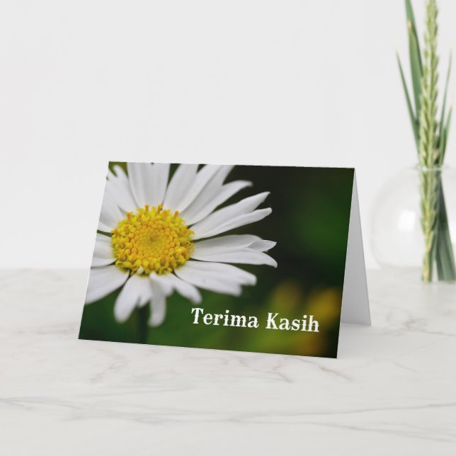 Terima kasih - Thank you in  Malay and Indonesian (Front)