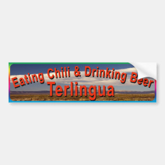 Terlingua Eating Chile Bumper Sticker