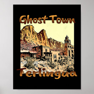 Terlingua Ghost Town Texas A Unique Holiday Poster