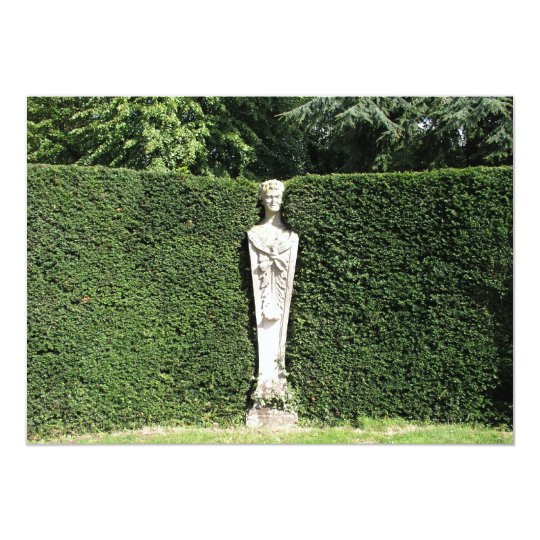 'Term' statue at Chiswick House Chiswick London UK Card