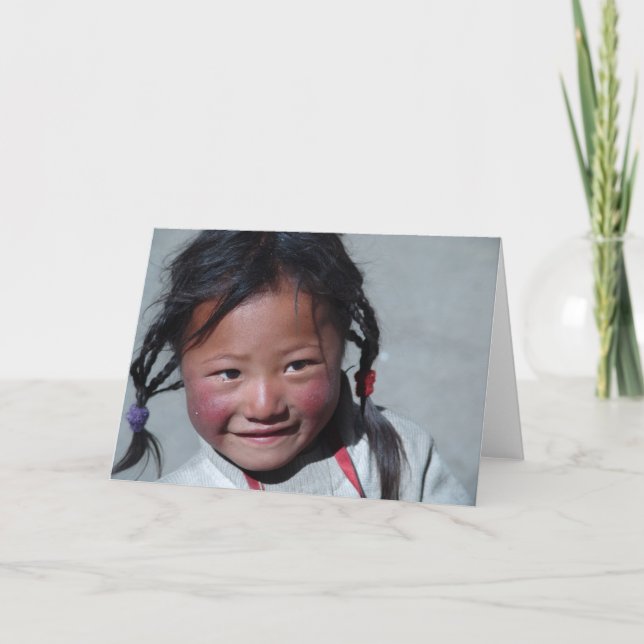 Terma Foundation Girl Notecard- Blank Card (Front)