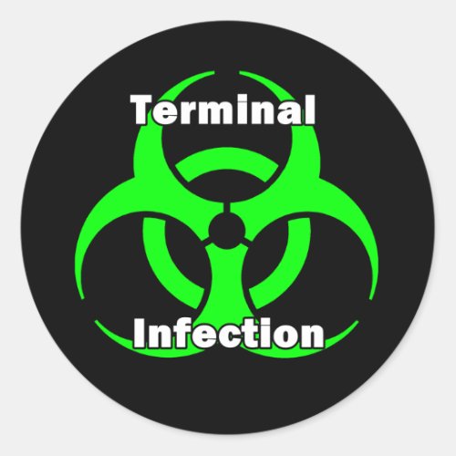 Terminal Infection sticker Design