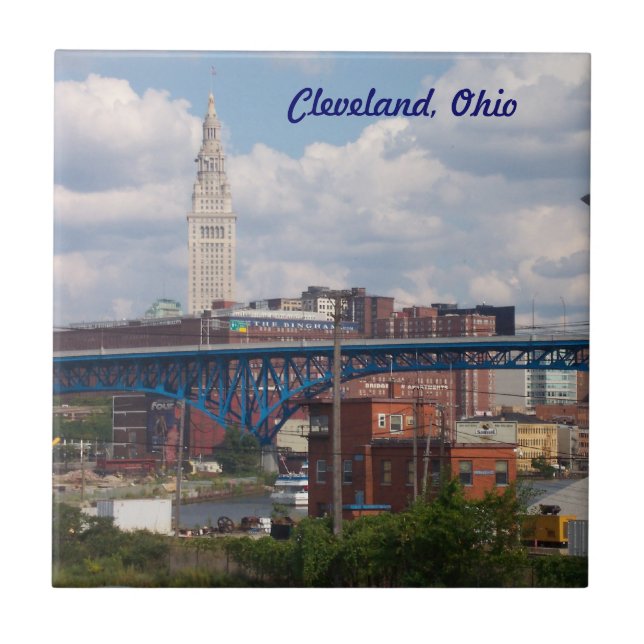 Terminal Tower Cleveland Decorative Tile (Front)
