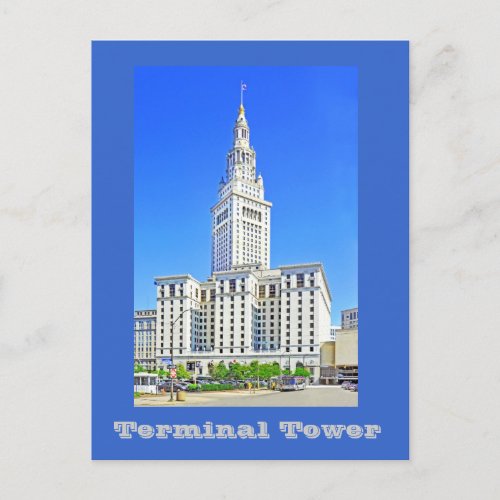 Terminal Tower Cleveland Ohio USA Postcard