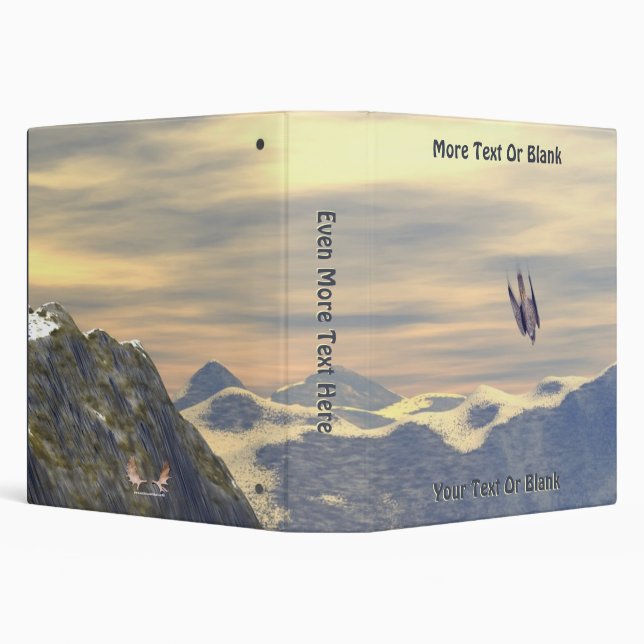 Terminal Velocity Peregrine Falcon 3 Ring Binder (Background)