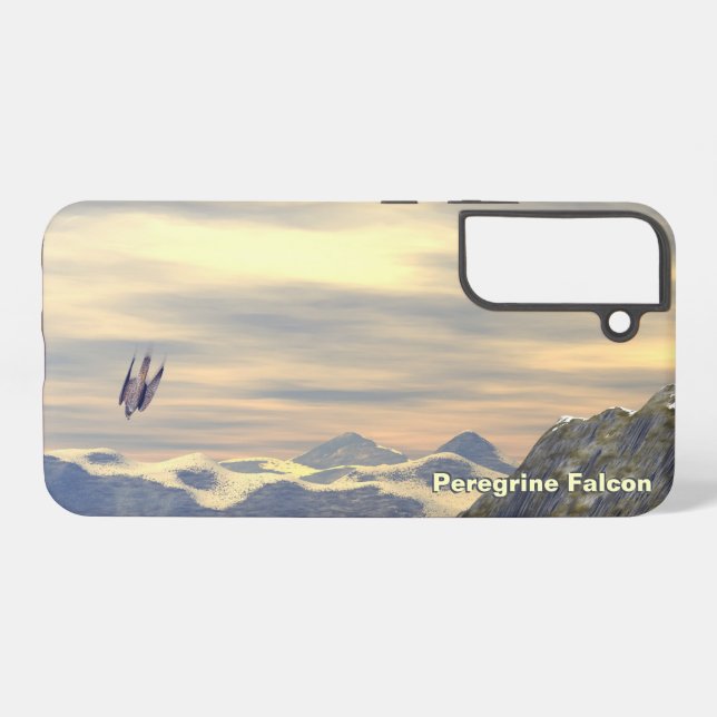 Terminal Velocity Peregrine Falcon Samsung Galaxy Case (Back Horizontal)