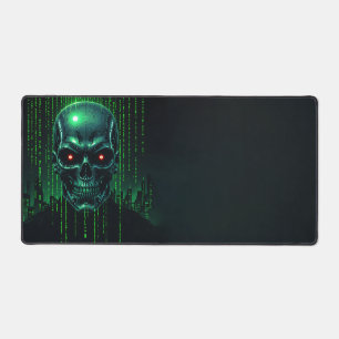 Terminator Matrix Pixel Art Desk Mat