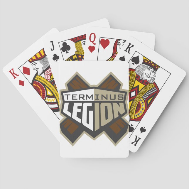 Terminus Legion  Logo Poker Cards (Back)