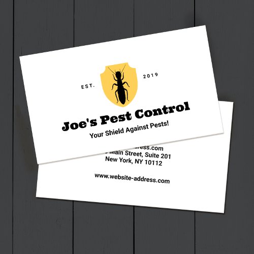 Termite Pest Control Exterminator Business Card