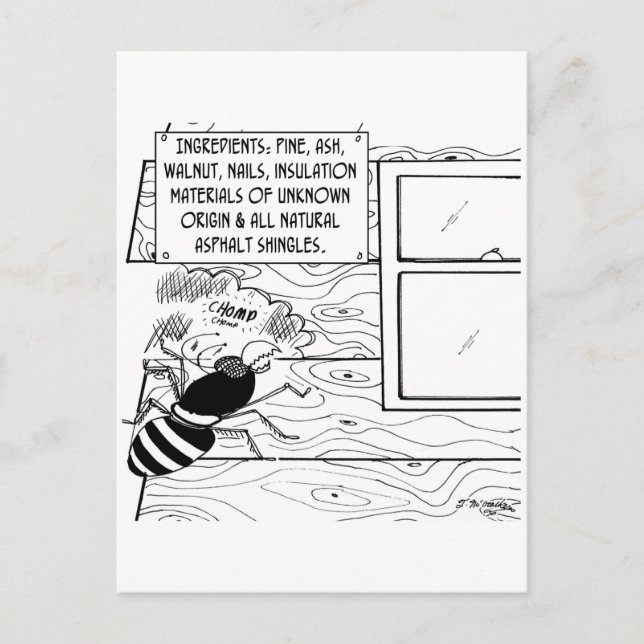 Termite Reads Ingredient List Postcard (Front)
