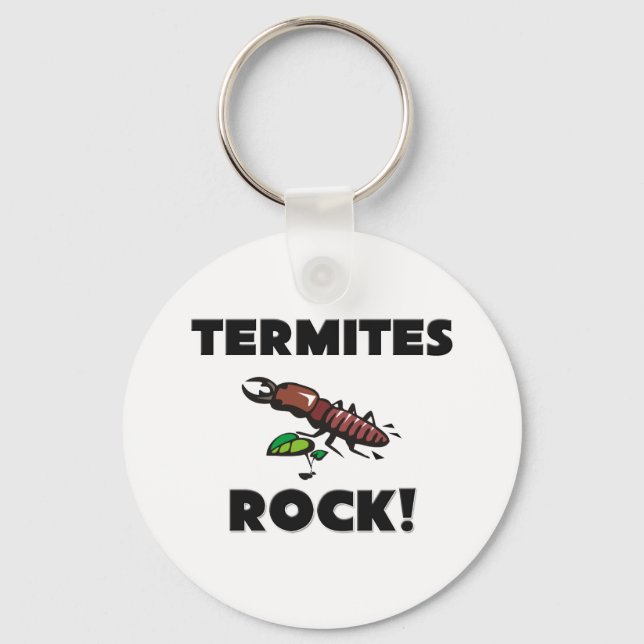 Termites Rock Keychain (Front)