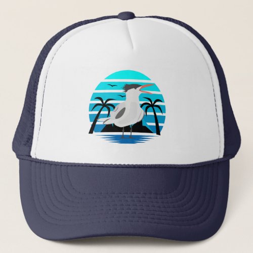 Tern Hat Crested Tern Hat Tern Bird  Trucker Hat