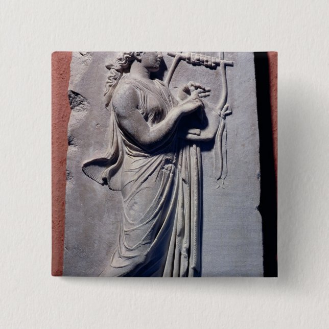 Terpsichore, the muse of dancing and song button (Front)