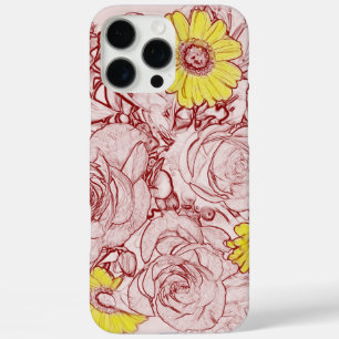 Terra Cotta Edged Bouquet iPhone 16 Pro Max Case