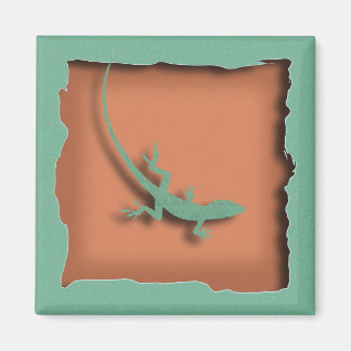 Terra Cotta Lizard Magnet