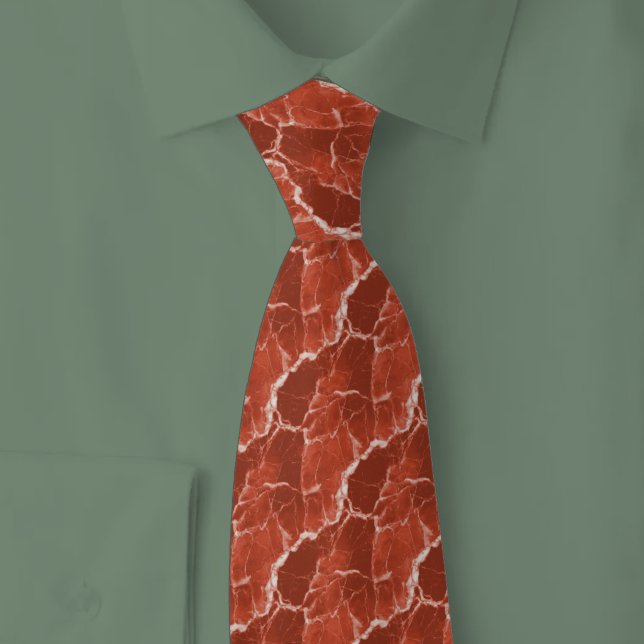 Terra Cotta Marble Neck Tie (Creator Uploaded)