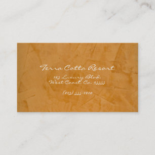Terra Cotta Resort Business Card