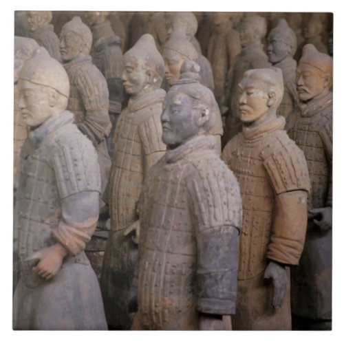 Terra Cotta warriors in Emperor Qin Shihuangs Tile