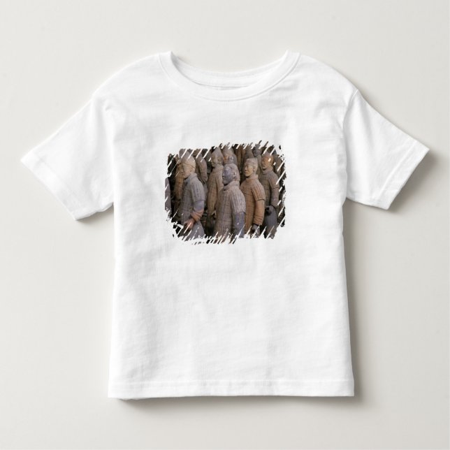 Terra Cotta warriors in Emperor Qin Shihuang's Toddler T-shirt (Front)