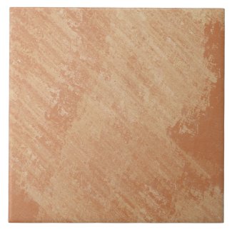 Terra Cotta With White Wash Print Tile 6x6