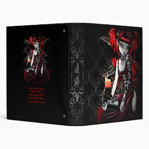 "Terra Darkness" Gothic Tribal Fire Faery Binder