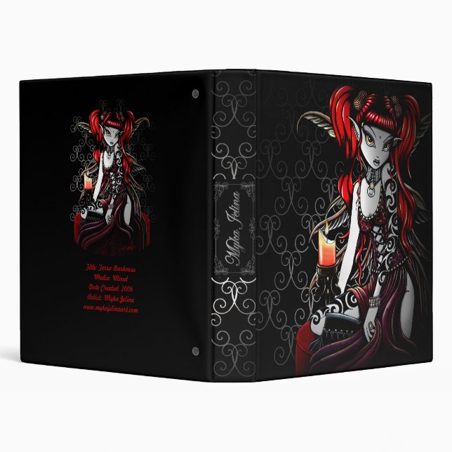 "Terra Darkness" Gothic Tribal Fire Faery Binder (Background)