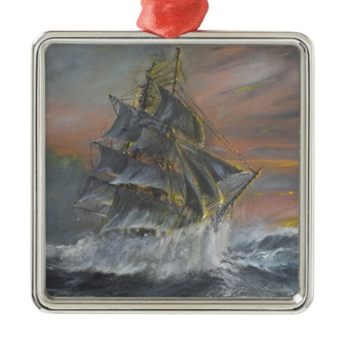 Terra Nova heads into a fierce Gale Dawn Metal Ornament