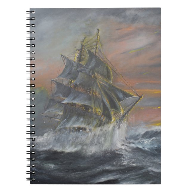 Terra Nova heads into a fierce Gale Dawn Notebook (Front)
