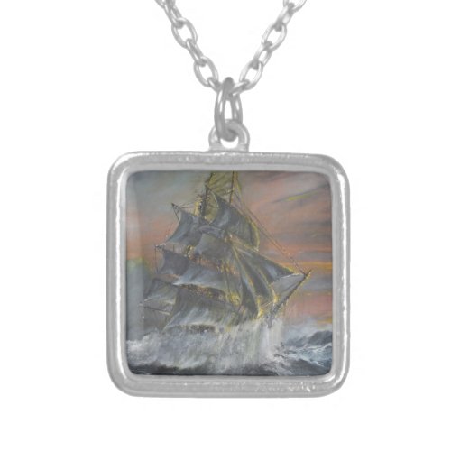 Terra Nova heads into a fierce Gale Dawn Silver Plated Necklace