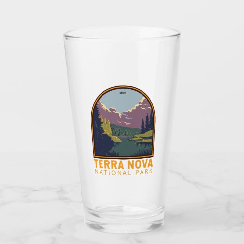 Terra Nova National Park Canada Travel Art Vintage Glass