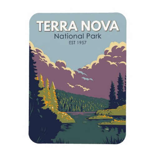 Terra Nova National Park Canada Travel Art Vintage Magnet