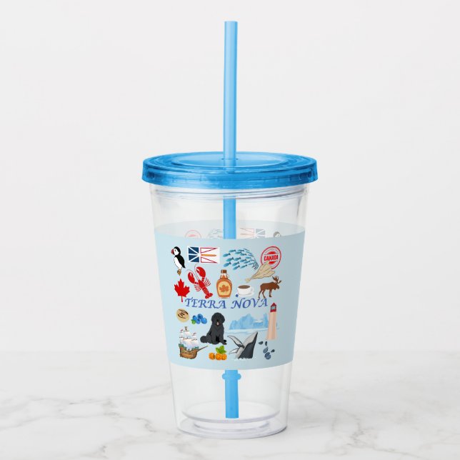 Terra Nova Newfoundland Acrylic Tumbler (Front)