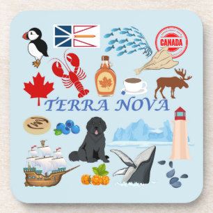 Terra Nova Newfoundland Beverage Coaster