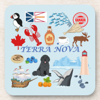 Terra Nova Newfoundland Beverage Coaster