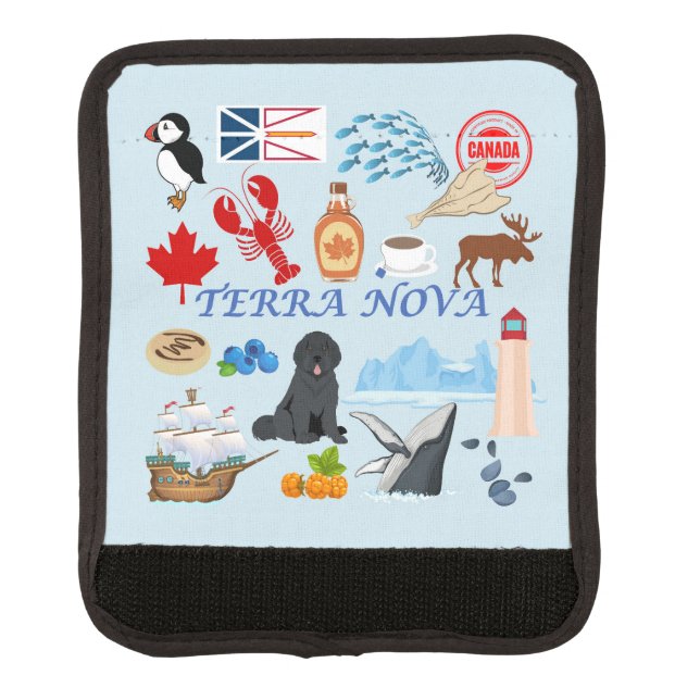 Terra Nova Newfoundland Luggage Handle Wrap (Front)