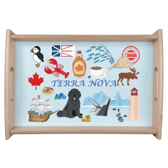 Terra Nova Newfoundland Serving Tray (Front)