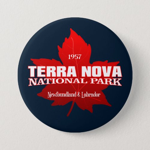 Terra Nova NP maple leaf  Button