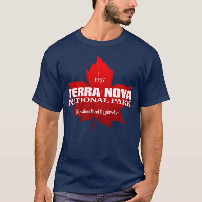 Terra Nova NP (maple leaf) T-Shirt (Front)