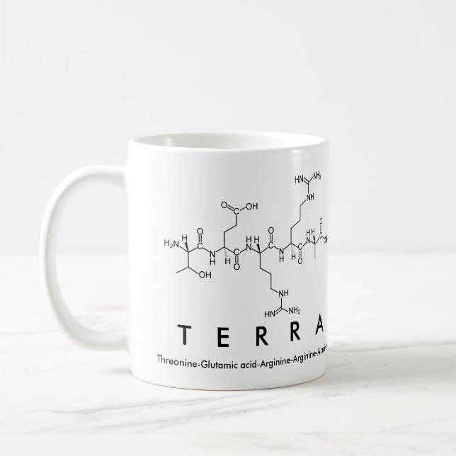 Terra peptide name mug (Left)