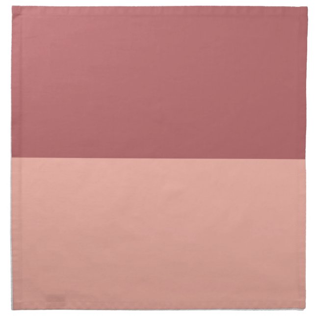 Terra Rosa and Melon Cloth Napkin (Front)