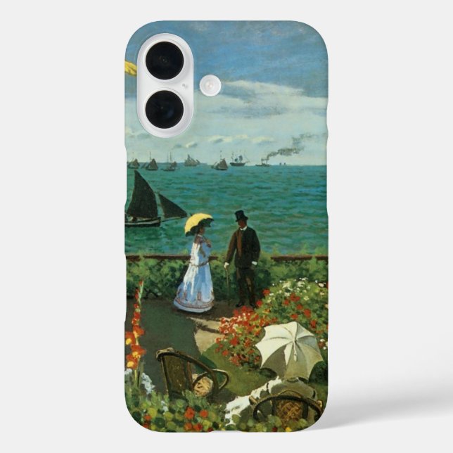 Terrace at the Seaside by Claude Monet Case-Mate iPhone Case (Back)