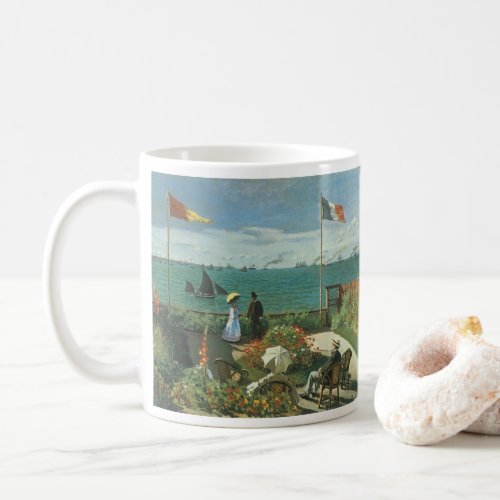 Terrace at the Seaside by Claude Monet Coffee Mug