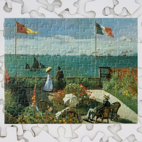 Terrace at the Seaside by Claude Monet Jigsaw Puzzle
