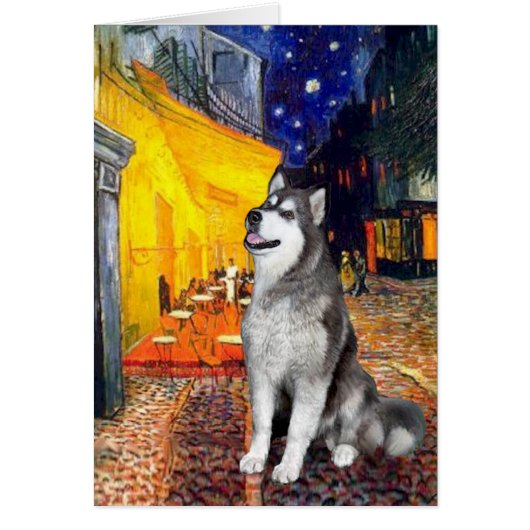 Terrace Cafe - Alaskan Malamute (Front)