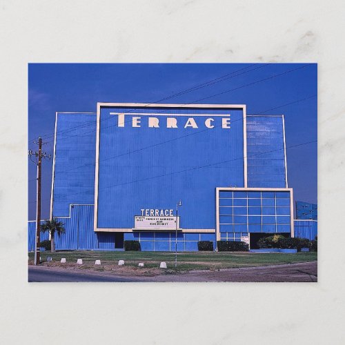 Terrace Drive_In Theater Bakersfield California Postcard