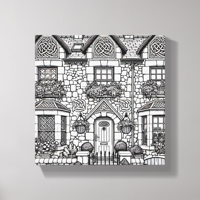Terrace House #21 Canvas Print (Front)