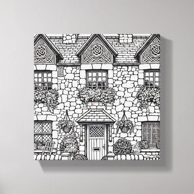 Terrace House #25 Canvas Print (Front)