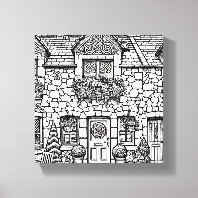 Terrace House #32 Canvas Print (Front)